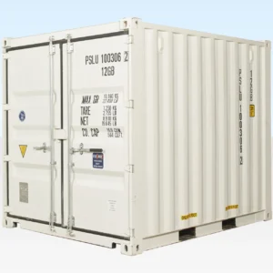 10Ft X 8Ft Shipping Container (One Trip) - White