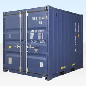 10Ft X 8Ft Shipping Container (One trip) - Blue