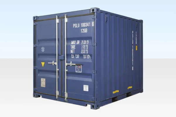 10Ft X 8Ft Shipping Container (One trip) - Blue