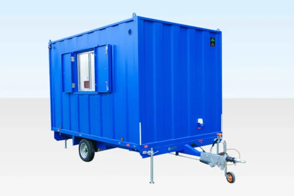 12Ft x 7Ft 6in Steel Mobile Anti-Vandal Office Cabin