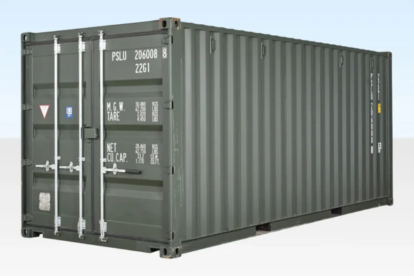 20Ft Shipping Container (One Trip) - Dark Green