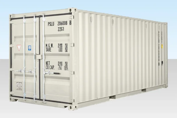 20Ft Shipping Container (One Trip) - White