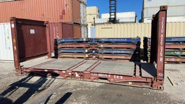 20Ft X 8Ft Used Flat Rack Shipping Containers