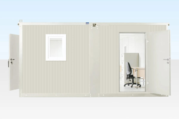 6.5M X 4.6M Side Linked Flat Pack Container Office