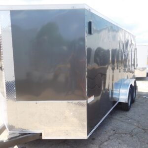 Fast Cargo Charcoal Gray 7x16 Enclosed Cargo Trailer