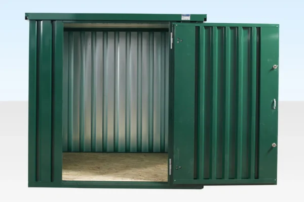 (Powder Coated) Flat Packed Metal Storage Container