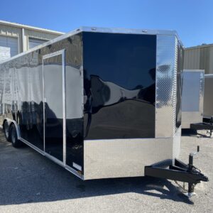 Xtreme Cargo 8.5×24 Black Enclosed Car Hauler Trailer