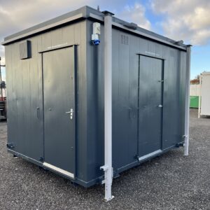 2+1 steel toilet cabin 12ft x 9ft
