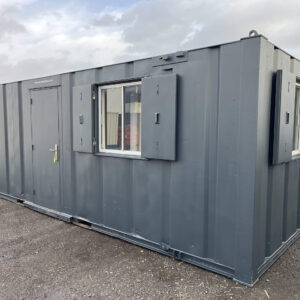 24ft x 9ft steel office/canteen cabin