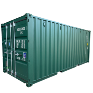 20ft shipping container (one trip) – dark green