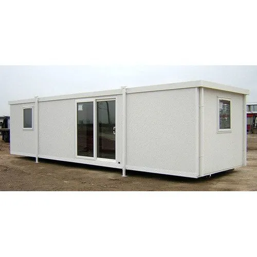 6.5m x 4.6m side linked flat pack container office
